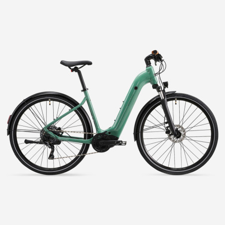 Bicicleta trekking Eléctrica E-Actv 500 Verde