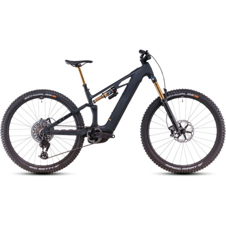 MTB Eléctrica CUBE Stereo Hybrid One44 HPC AT 800 29'' Gris/Negro 2025