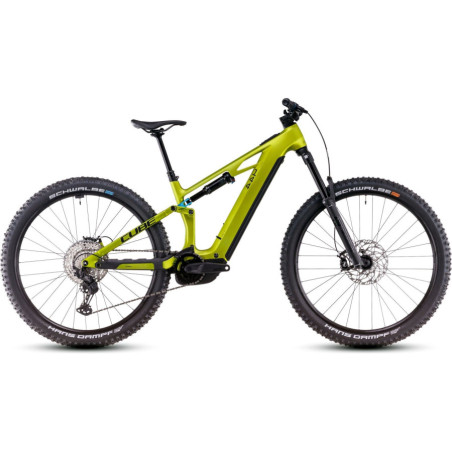 MTB Eléctrica CUBE Stereo Hybrid One44 HPC Race 800 27.5'' Verde/Lima 2025