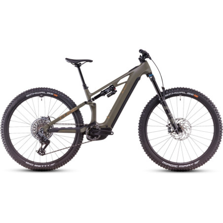 MTB Eléctrica CUBE Stereo Hybrid One44 HPC TM 800 27.5'' Verde 2025