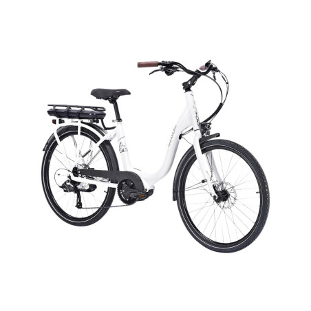 Vélo de Ville Electrique NAKAMURA E-City 170 Blanc