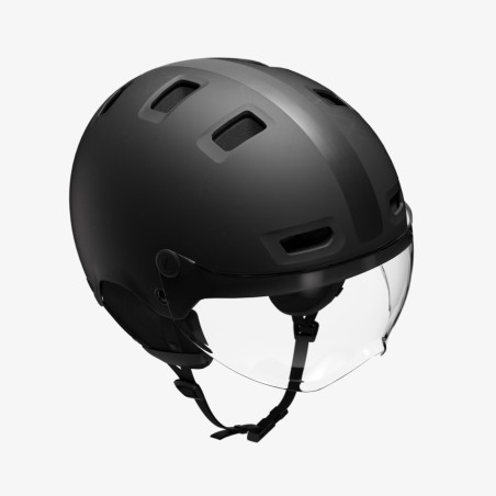 Casco Urbana B'TWIN CBH 580 Negro