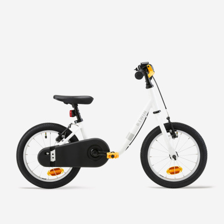 Bici para niños BTWIN Discover 100 14'' 3-5 Años Blanco