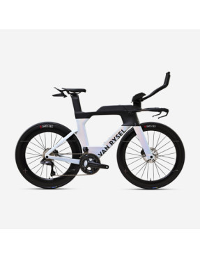 Bicicleta de Triatlón VAN RYSEL XCR Tri Ultegra Di2 Blanco