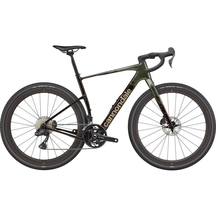 Bicicleta de Gravilla CANNONDALE Topstone Carbon LTD Marrón/Verde