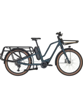 Bicicleta de Carga Larga Eléctrica BERGAMONT E-Cargoville LT 26'' Azul