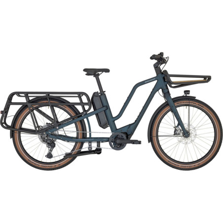 Bicicleta de Carga Larga Eléctrica BERGAMONT E-Cargoville LT 26'' Azul