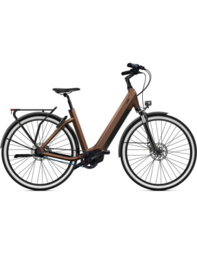 Bicicleta Urbana Eléctrica O2 FEEL iSwan City Boost 7.1 Univ Marrón