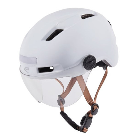 Casco Urbano EKOI City Style Blanco Pantalla