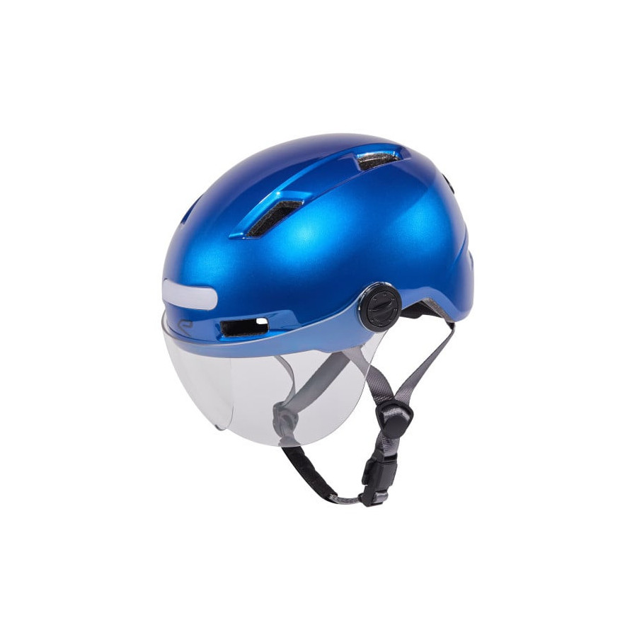 Casco Urbano EKOI City Style Pantalla Azul