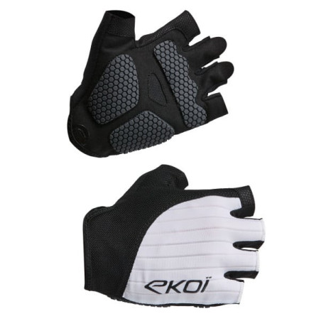 Guantes de Ciclismo EKOI Perf Grip Blancos