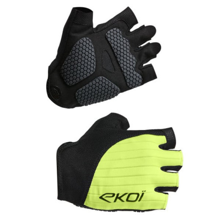 Guantes de Ciclismo EKOI Perf Grip Amarillo Fluor