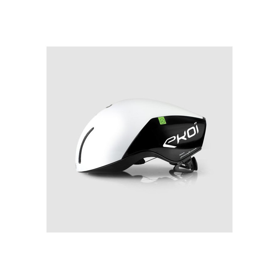 Casco EKOI Aerodinámica Blanco/Negro