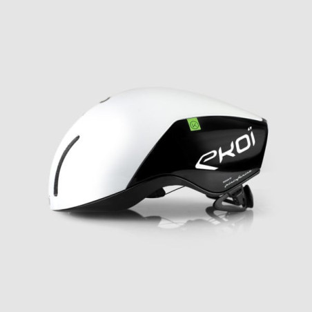 Casco EKOI Aerodinámica Blanco/Negro