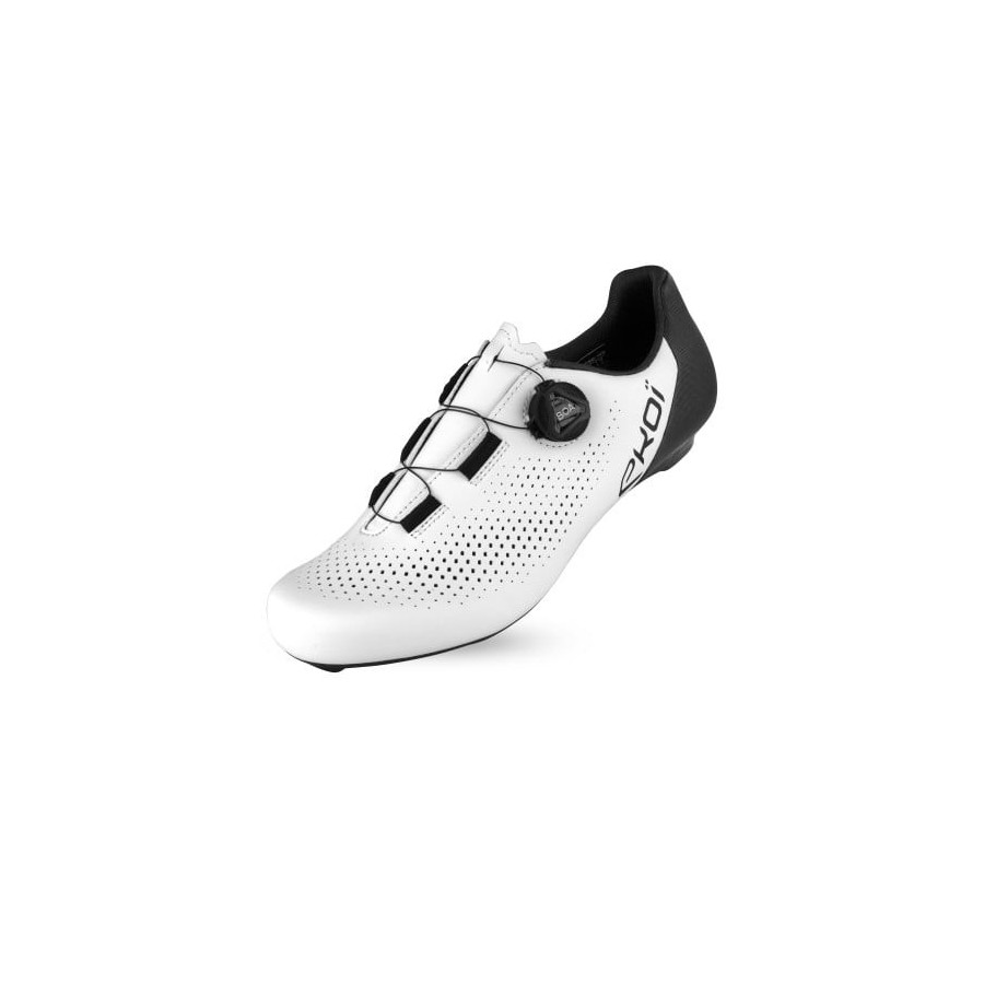 Zapatillas Carretera EKOI S4 Blanco/Negro
