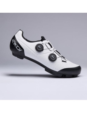 Zapatillas MTB EKOI Perf XC R4 Blanco/Negro