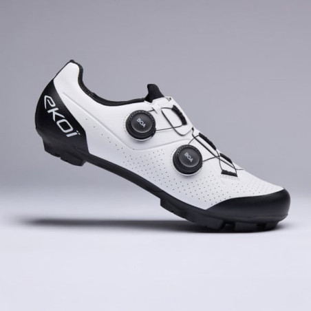 Zapatillas MTB EKOI Perf XC R4 Blanco/Negro