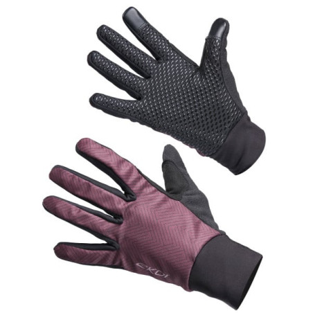 Guantes Invierno Mujer EKOI Perf Grip Line Burdeos