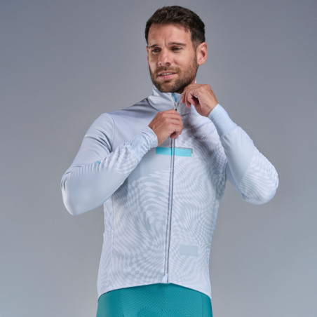 Chaqueta térmica EKOI Perf Graphic Blanco