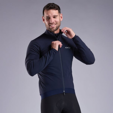 Chaqueta térmica EKOI Racing Primaloft Azul Marino