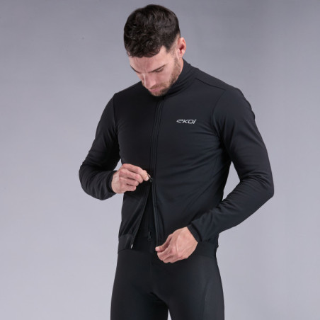 Chaqueta térmica EKOI Racing Primaloft Negra