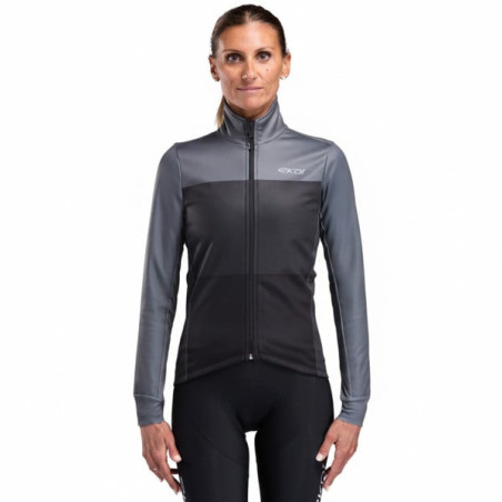 Chaqueta térmica Mujer EKOI Monopop Negra