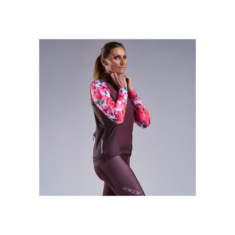 Chaqueta térmica Mujer EKOI Perf Orchid Burdeos