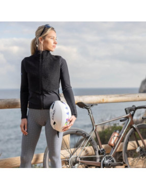 Chaqueta térmica Mujer EKOI Racing x Marion ROUSSE Negra