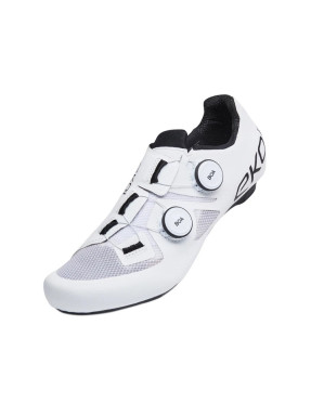 Zapatillas Carretera EKOI Perf R4 Light Carbon Insert Blancas