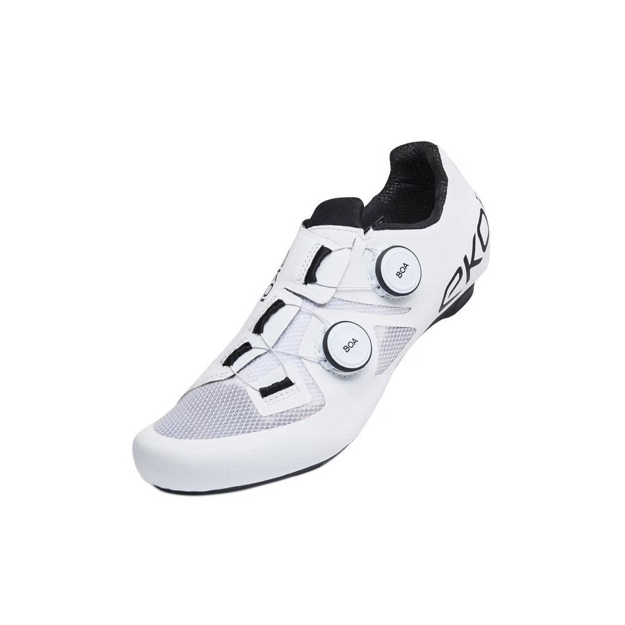 Zapatillas Carretera EKOI Perf R4 Light Carbon Insert Blancas