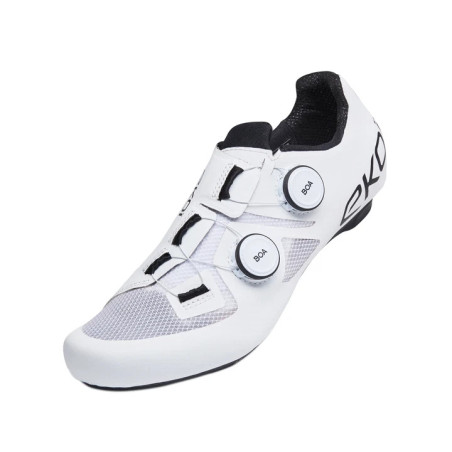 Zapatillas Carretera EKOI Perf R4 Light Carbon Insert Blancas