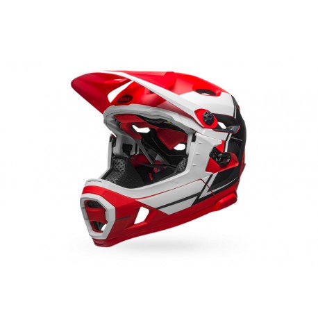 Casco BELL Super DH Mips Rojo/Blanco