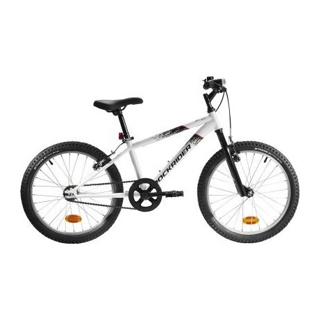 Bicicleta Infantil ROCKRIDER ST 100 20'' 6-9 años Blanco