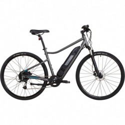 Bicicleta de Trekking Eléctrica RIVERSIDE 500 E Gris/Verde