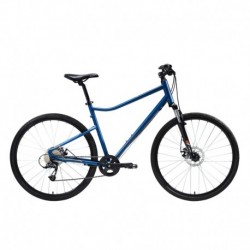 Bicicleta de Trekking RIVERSIDE 500 Azul