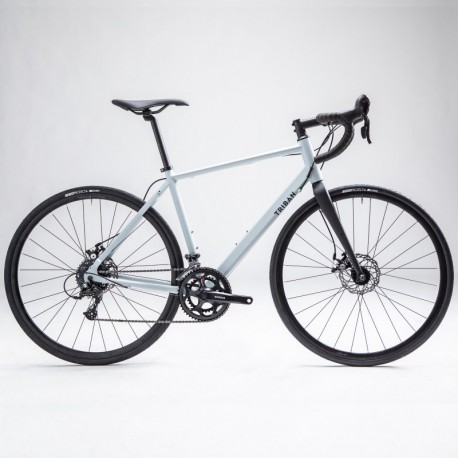 Bicicleta de Carretera TRIBAN RC 120 Azul/Gris