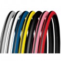 Cubierta HUTCHINSON ATOM COMP 700x23 Negro Amarillo Flexible Reforzada