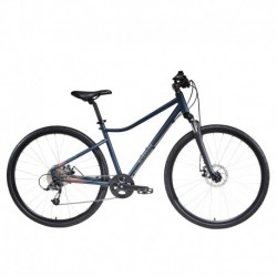 Bicicleta de Trekking RIVERSIDE 500 Azul